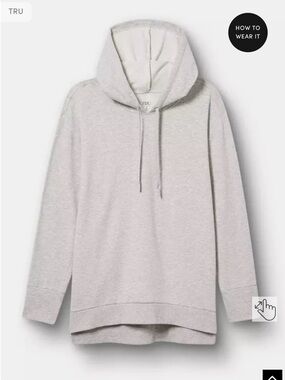 torrid Light Gray Hoodie Sweatshirt